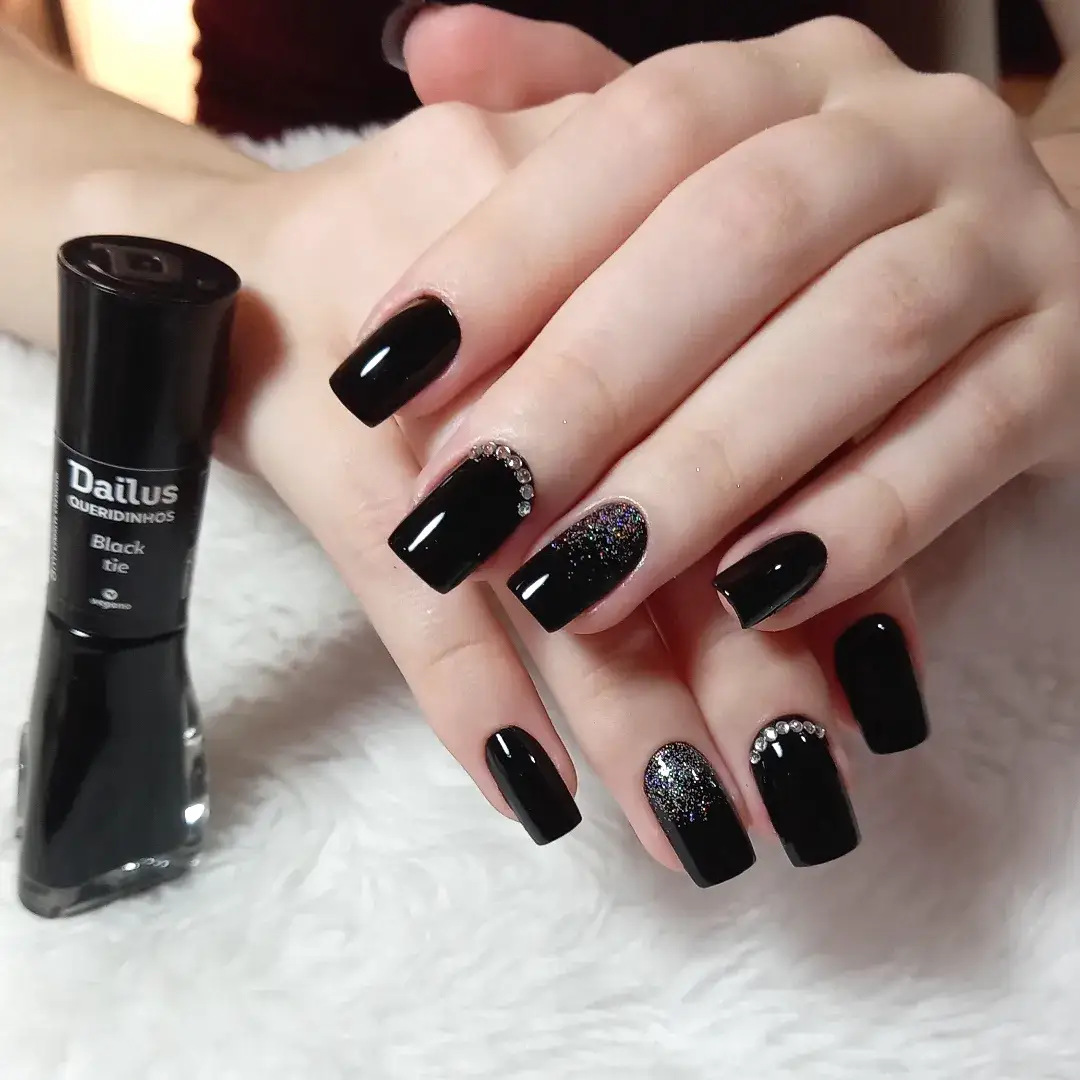Black Tie Nails