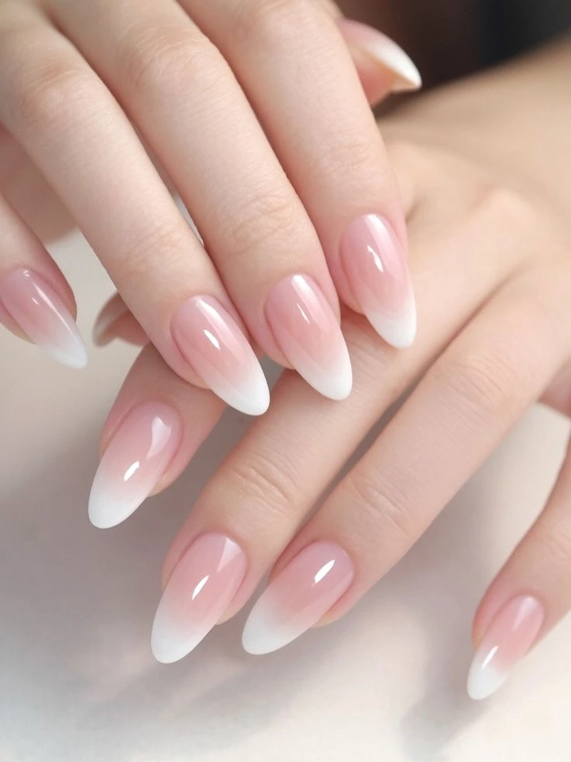 Milky Sheer French Tips (The Classic Nail Idea for Any Length)