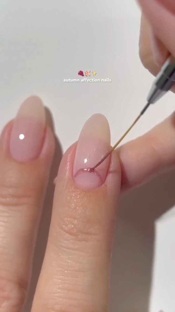 Half-Moon (Reverse French) Manicure