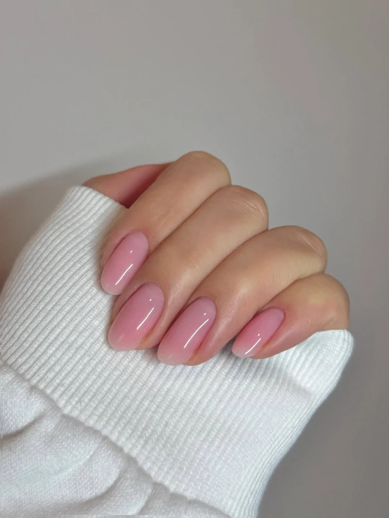 Glossy Soft Pink "Your Nails But Better"
